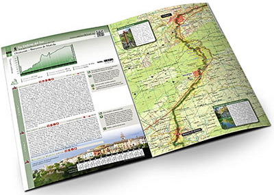 Cartografía |Topoguía del Camino del Cid Senderista con mapa a escala 1:50.000. © UTM Desarrollos