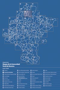 Cartografía | Distribución de 39 hojas cubriendo todo el territorio de la Comunidad Foral Navarra a 1:25.000. © UTM Desarrollos