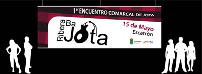 Comunicación gráfica | imagen gáfica para un encuentro de grupos de jota en el que se utilizaron carteles e invitaciones para su difusión. © UTM Desarrollos