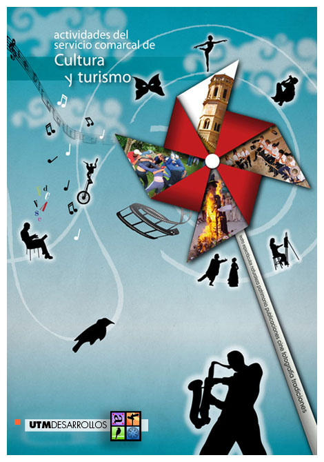 Diseño de imagen corporativa para servicio de cultura. © UTM Desarrollos