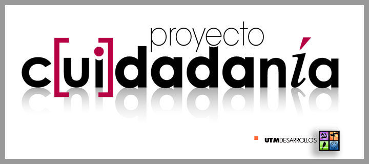 Diseño de imagen corporativa para el Proyecto Cuidadanía. © UTM Desarrollos