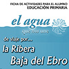 Unidades didácticas para primaria impresas a dos tintas para exposición itinerante de El Agua que nos une (Comarca Ribera Baja del Ebro, Zaragoza). © UTM Desarrollos