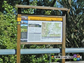 Señalización del sendero(panel de inicio) | ® UTM Desarrollos