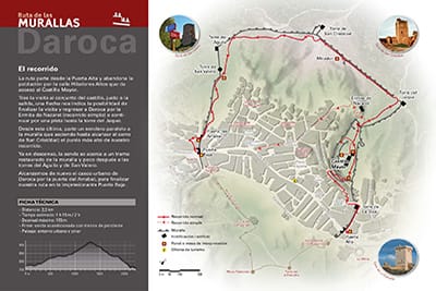 Folleto con mapa en detalle del recorrido | ® UTM Desarrollos
