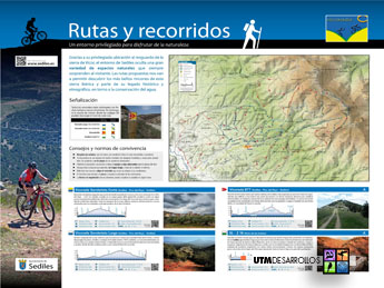 Panel de las rutas | ® UTM Desarrollos