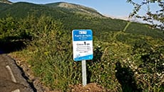 Señalización puerto ciclista de Fanlo (Zona Zero Road) ® UTM Desarrollos