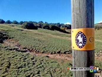 Señalización del sendero  (vitola rotulada) | ® UTM Desarrollos