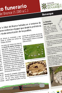 Señalización | Detalle diseño mesa de interpretación de los enterramientos neolíticos . © UTM Desarrollos